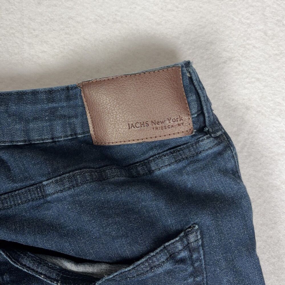 Jachs New York Men's 40x34 Straight Leg Stretch Jeans Dark Wash Blue Minimalist - Picture 8 of 10